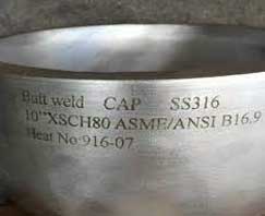 316 SS End Cap