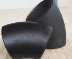 Black Carbon Steel 45° Long Radius Elbow