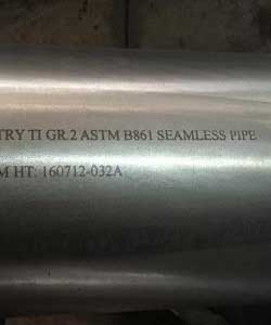 TITANIUM GR.2 SEAMLESS PIPE 1NB X SCH10 - 6 MTRS LONG